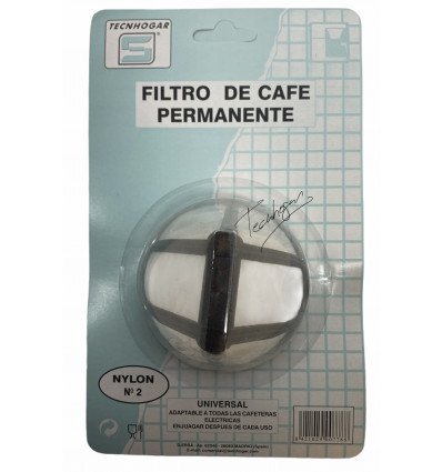 FILTRO CAFE PERMAMENTE NYLON Nº2 TECN.